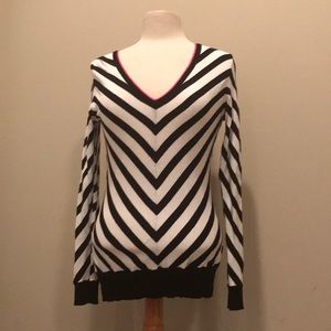 Black and white stripped sweater